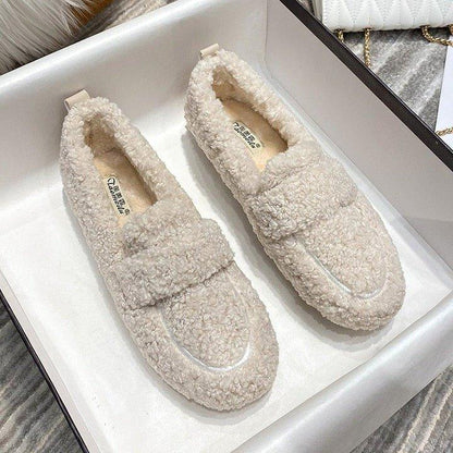 Comfortable Fuzzy Slipper Moccasins