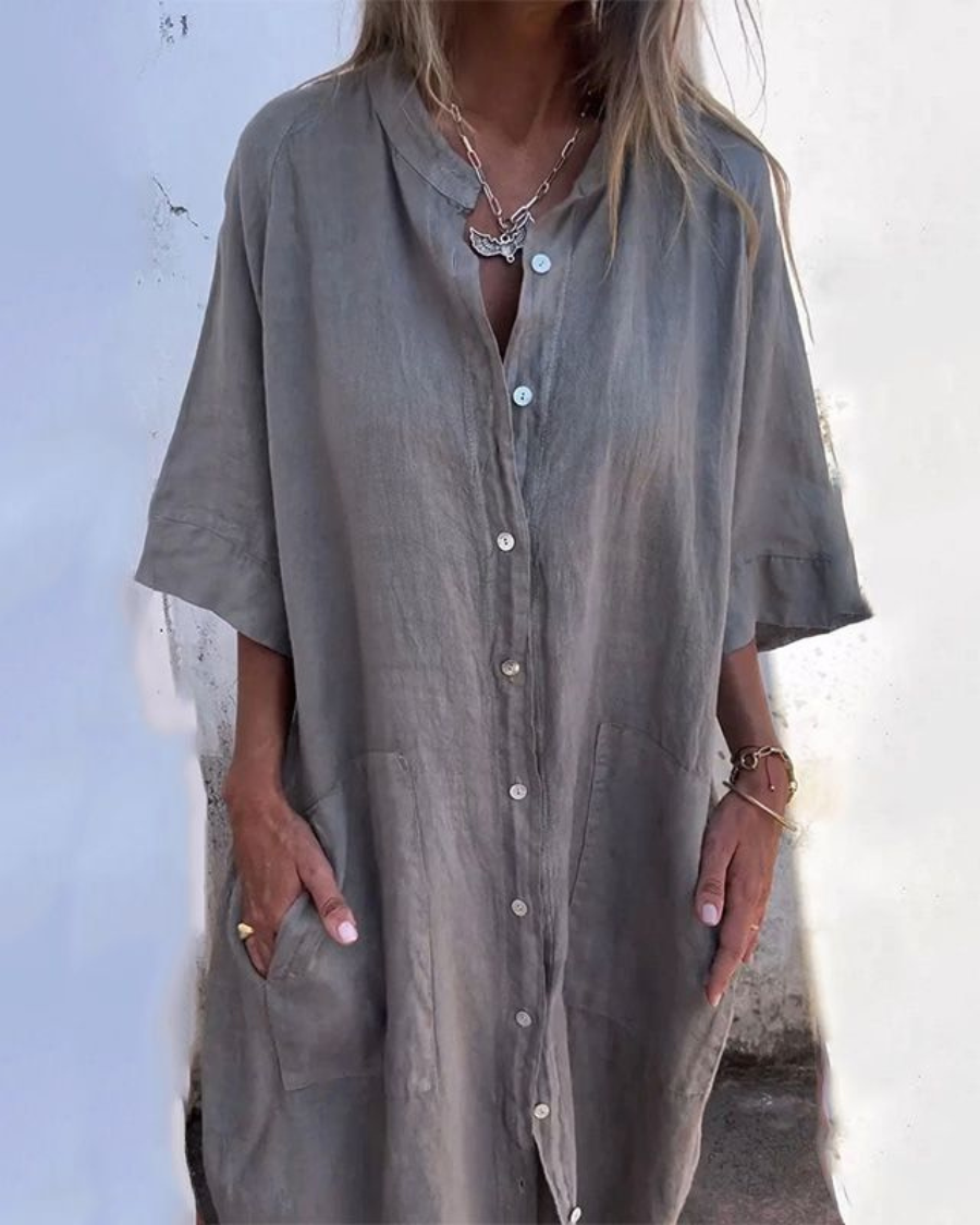 Classic Ladies Long Sleeve Dress - Olytrend