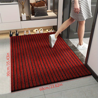 All-Season Door Mat for Indoor and Outdoor - WeatherGuard Pro-Gray-19.69 × 31.50 inches-Nora Luxe