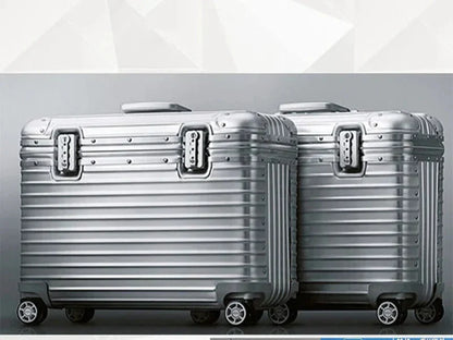 Aluminum-Magnesium hard case – Monaco-Silver-S (43 L)-Nora Luxe