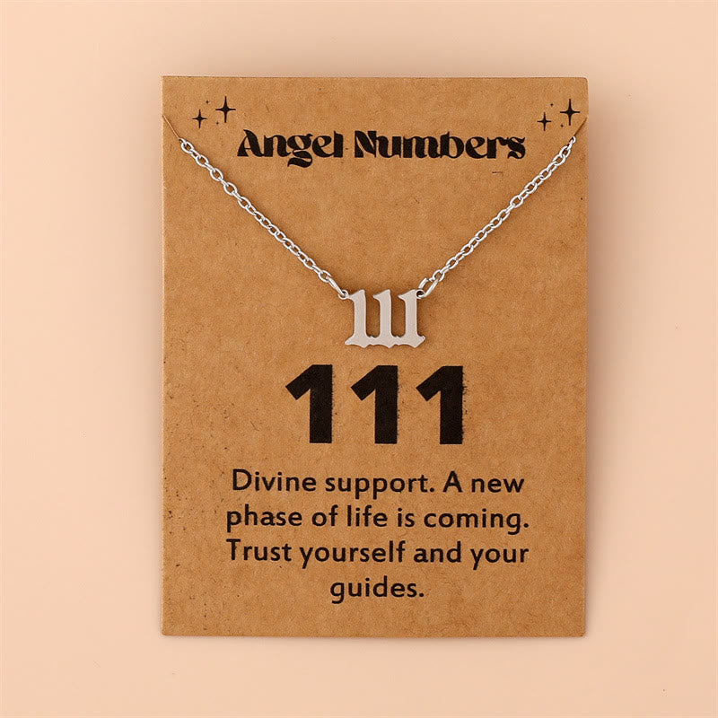 Guardian Angel Silver Tone Bar Necklace - Pexav