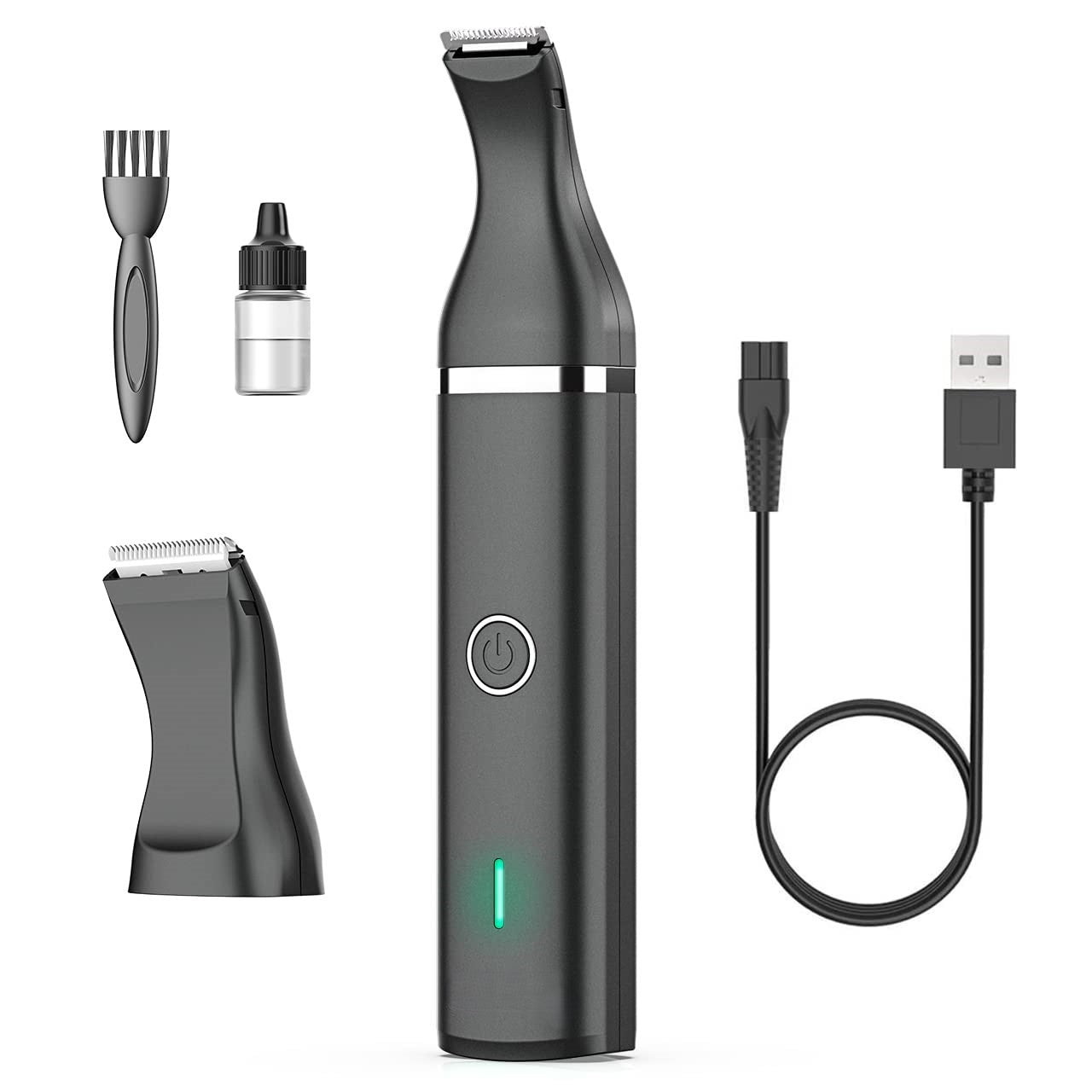 Animal Clipper with Double Blades - Quiet & Cordless Grooming Tool-Black-Nora Luxe