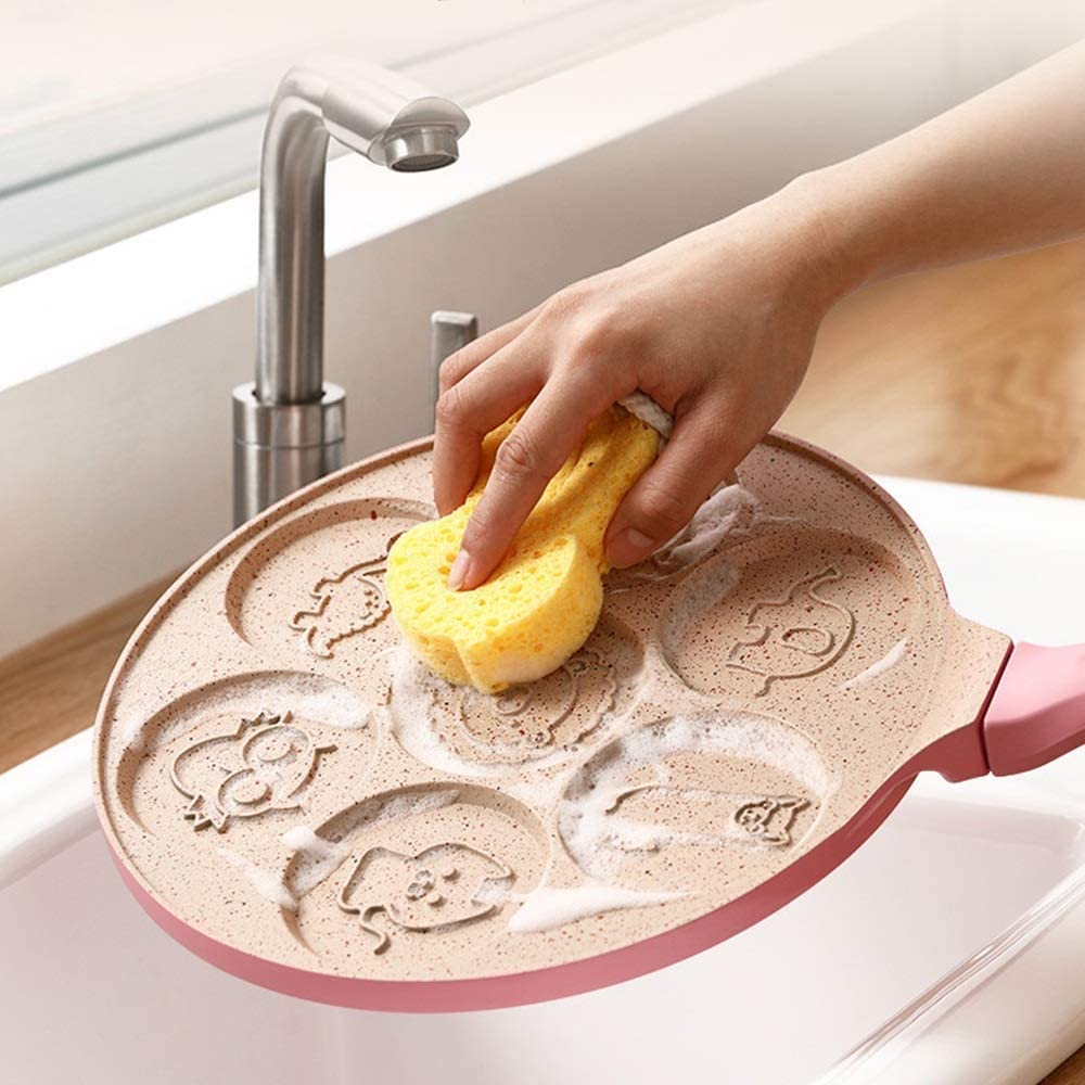 Non-Stick Animal Pancake Pan With Ergonomic Handle
