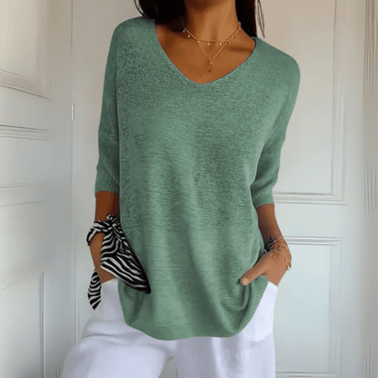 Women's Classic V Neck T Shirt