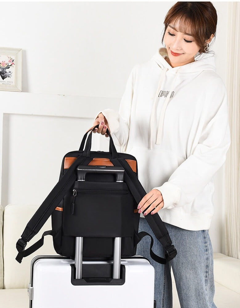Durable Secure Travel Rucksack – Compact Water Repellent Design