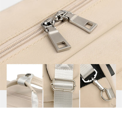Safe Travel Backpack with Concealed Pockets and Power Bank