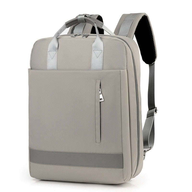 Safe Travel Backpack with Concealed Pockets and Power Bank