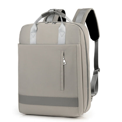Safe Travel Backpack with Concealed Pockets and Power Bank