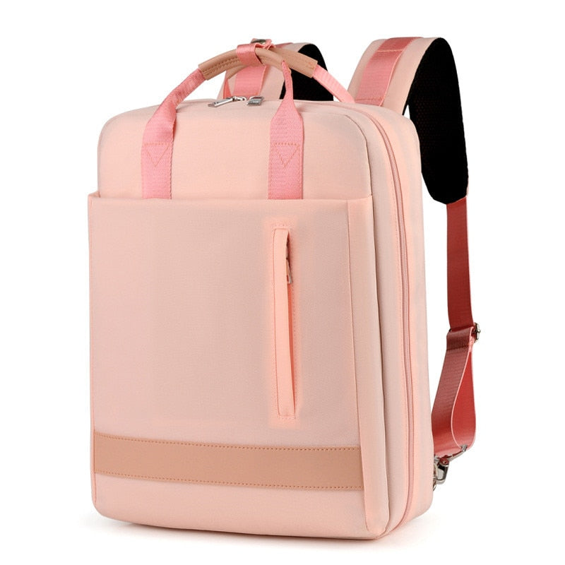 Safe Travel Backpack with Concealed Pockets and Power Bank