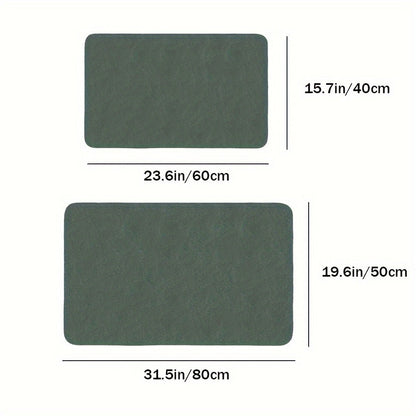 Anti-slip Diatomite Bath Mat - AquaGrip-Gray-15.75x23.62 inches-Nora Luxe