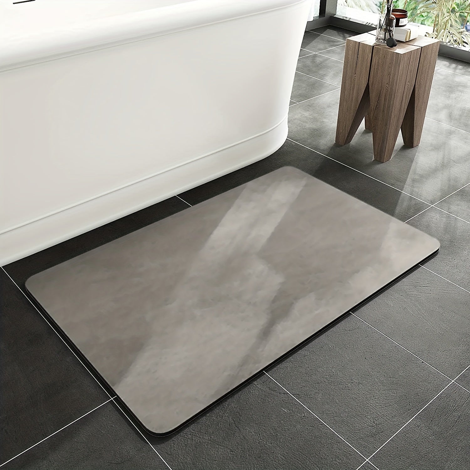 Non Slip Rubber Bathroom Mat - Pexav