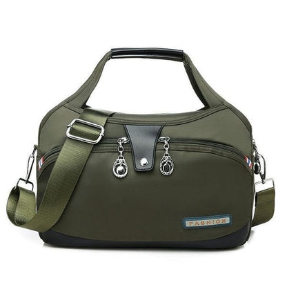 Anti-theft Crossbody Handbag for Women - Lynn-Olive green-Nora Luxe