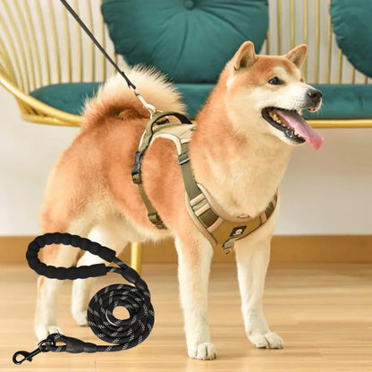 Anti-Trek Dog Harness with Comfort Padding – PullFree-Khaki-S-Nora Luxe