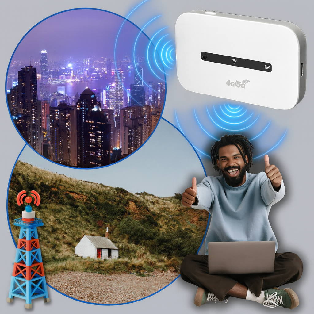 Compact Mobile Wi-Fi Hotspot