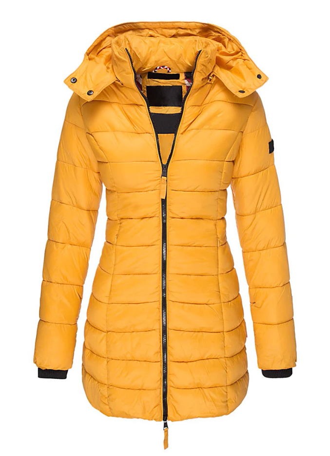 Women's Slim Fit Waterproof Parka Jacket - Nocini