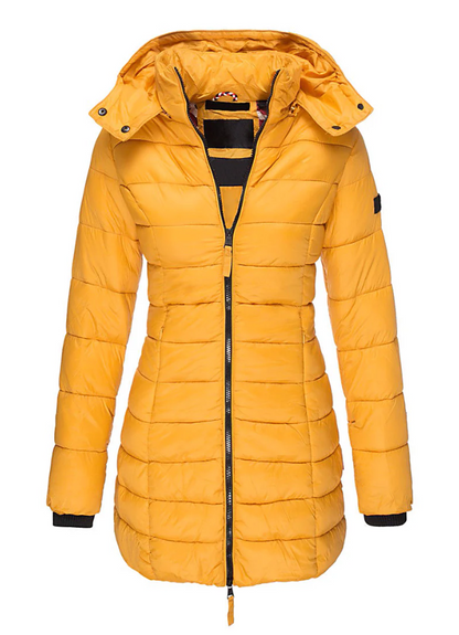 Women's Slim Fit Waterproof Parka Jacket - Nocini