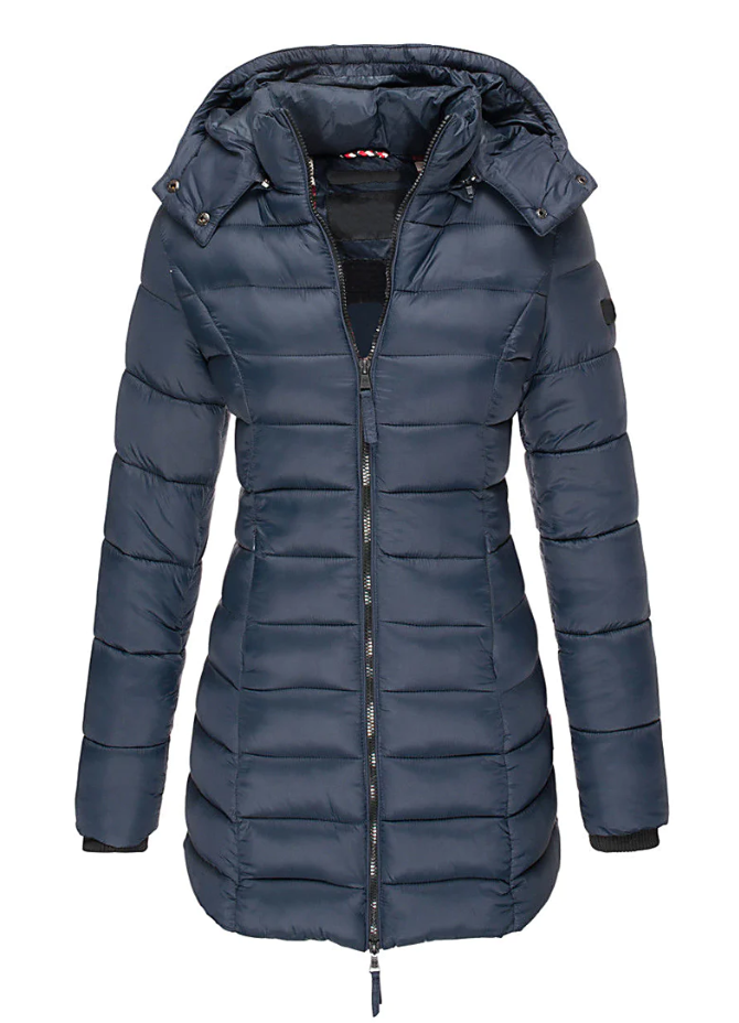 Women's Slim Fit Waterproof Parka Jacket