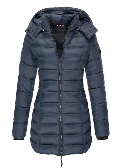 Women's Slim Fit Waterproof Parka Jacket