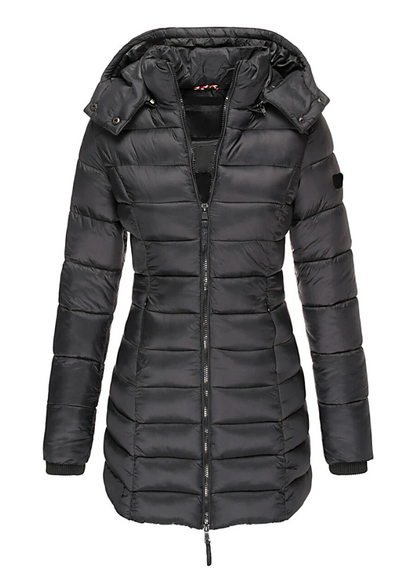 Women's Slim Fit Waterproof Parka Jacket