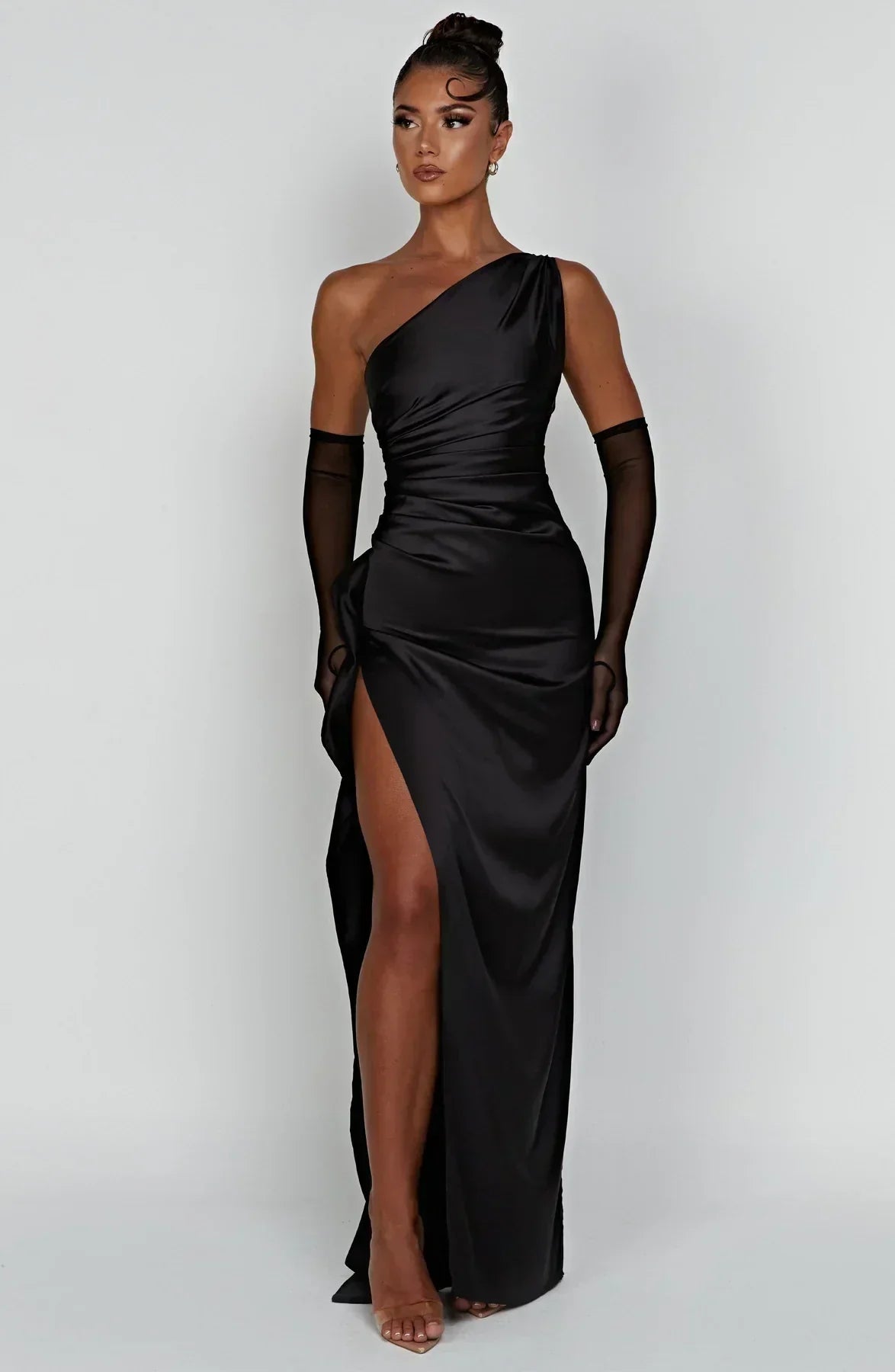 Luxurious Satin Women's Formal Gown