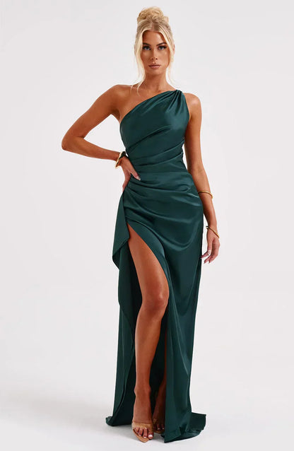 Luxurious Satin Women's Formal Gown