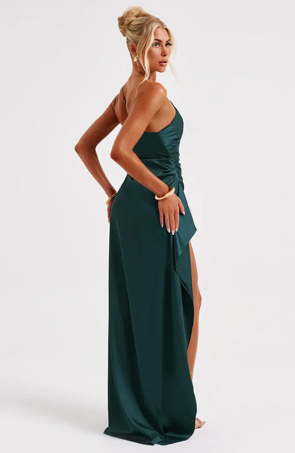 Luxurious Satin Women's Formal Gown