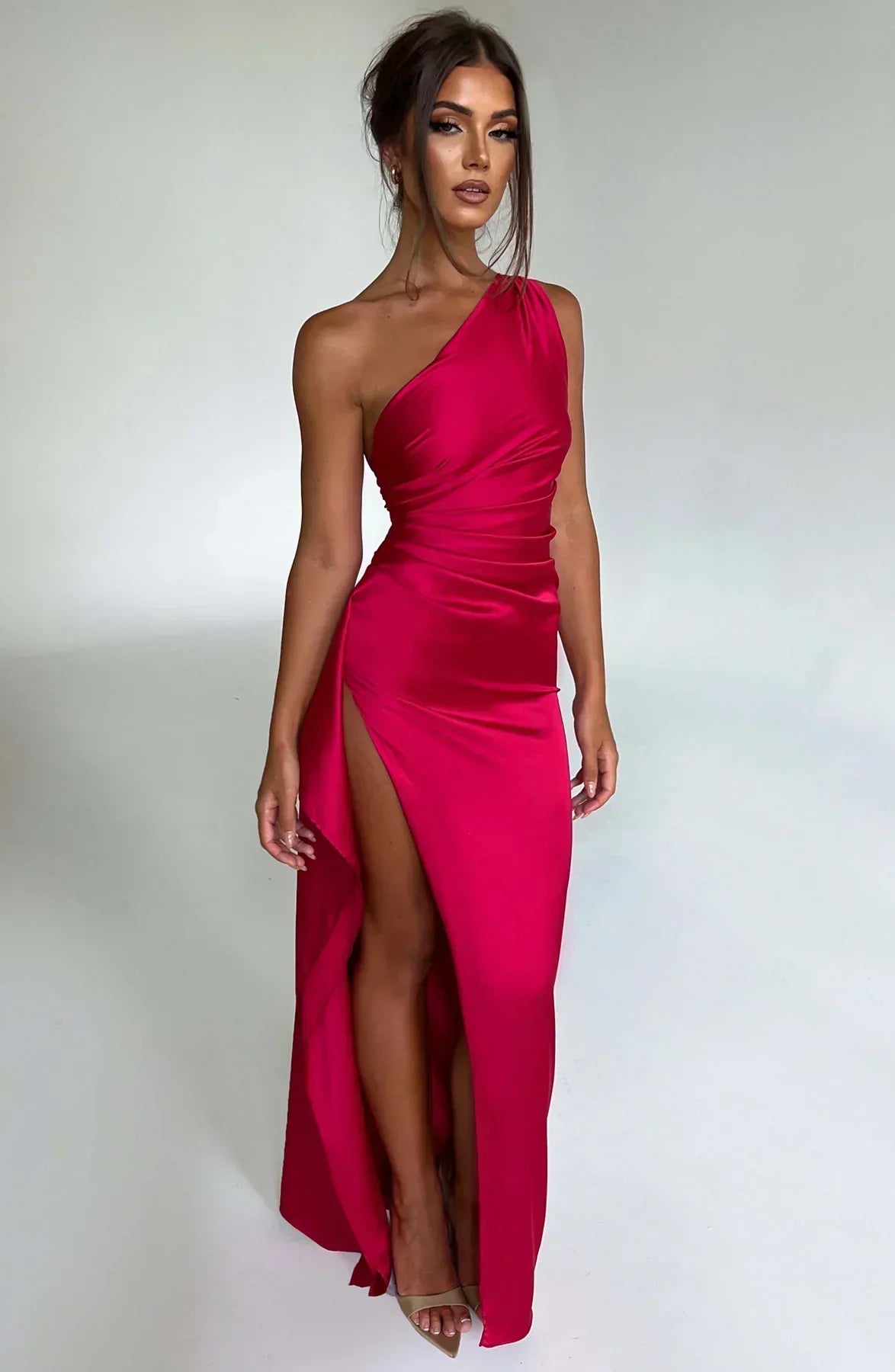 Luxurious Satin Women's Formal Gown