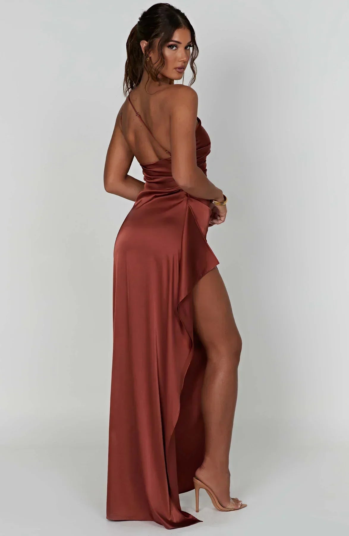 Luxurious Satin Women's Formal Gown