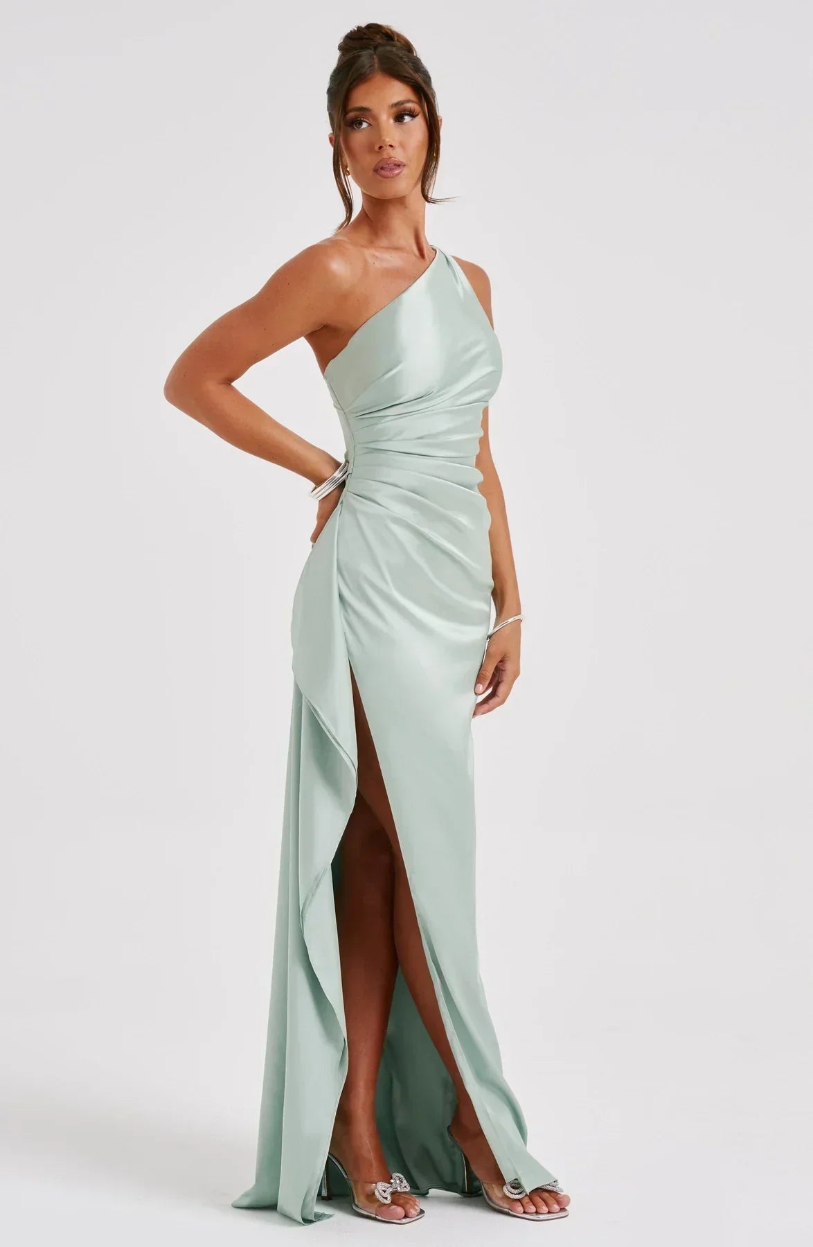 Luxurious Satin Women's Formal Gown
