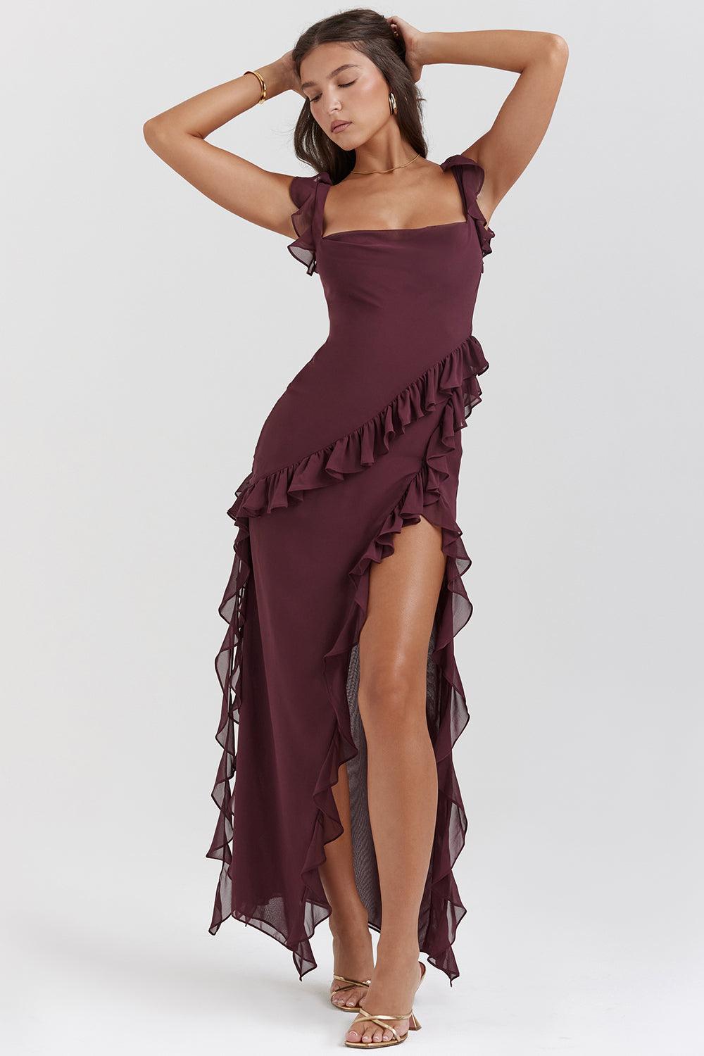 Chic Off Shoulder Summer Dress with Ruffles
