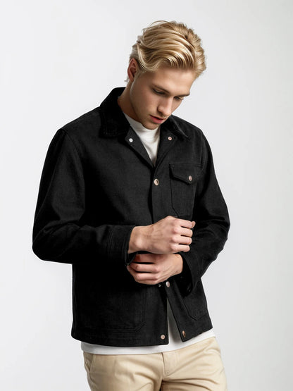Traditional Fit Mens Button Down Coat