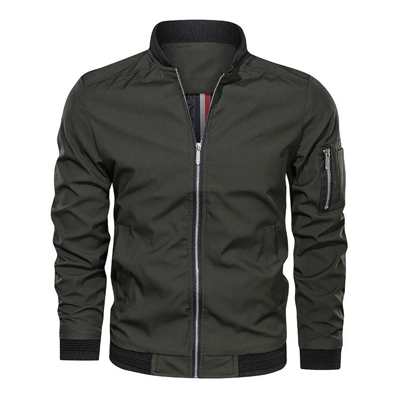 Classic Mens Bomber Jacket Comfort Fit