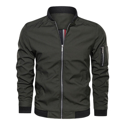 Classic Mens Bomber Jacket Comfort Fit