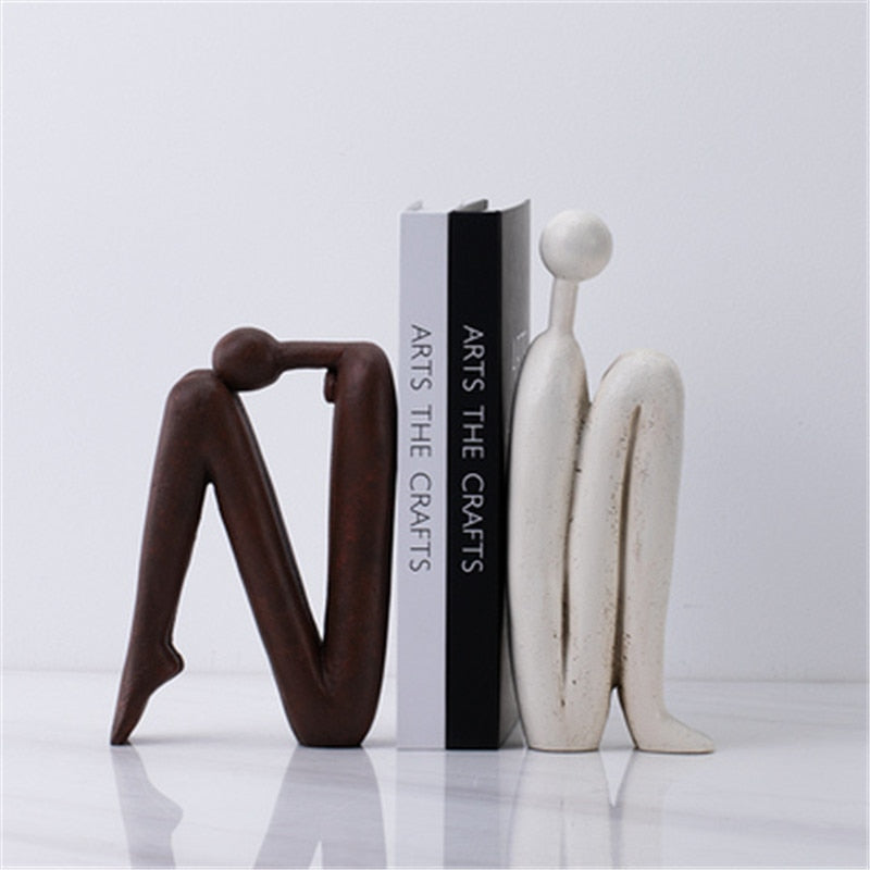 Decorative Metal Bookend for Home Office - Pexav