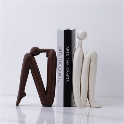 Decorative Metal Bookend for Home Office - Pexav