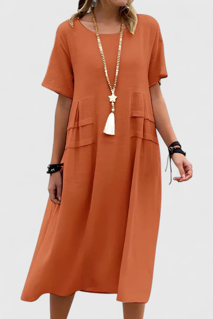 Chic Classic Knee Length Dress - Olytrend