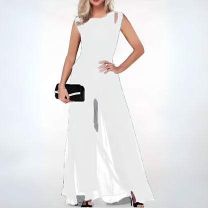 Chic Strapless Maxi Party Dress for Women