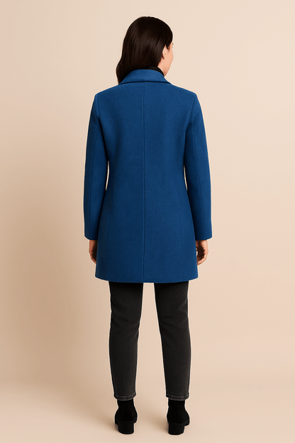 Classic Fit Women's Trench Coat with Pockets