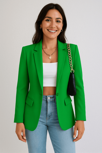 Classic Fit Women's Business Blazer - Nocini