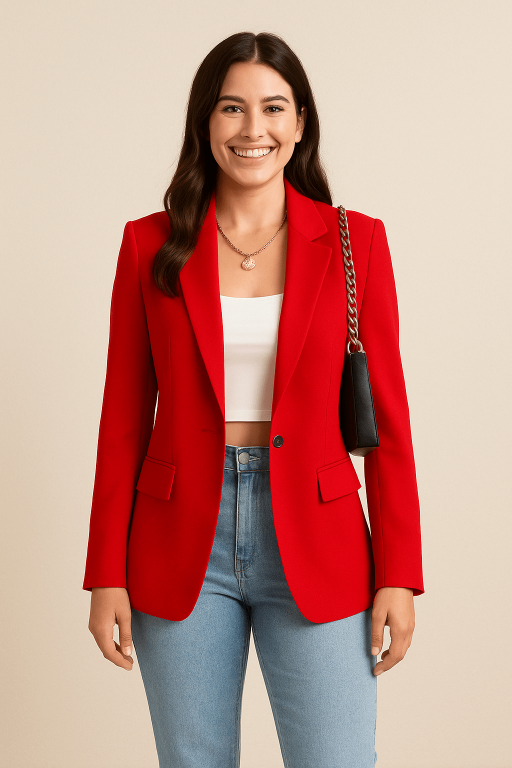 Classic Fit Women's Business Blazer