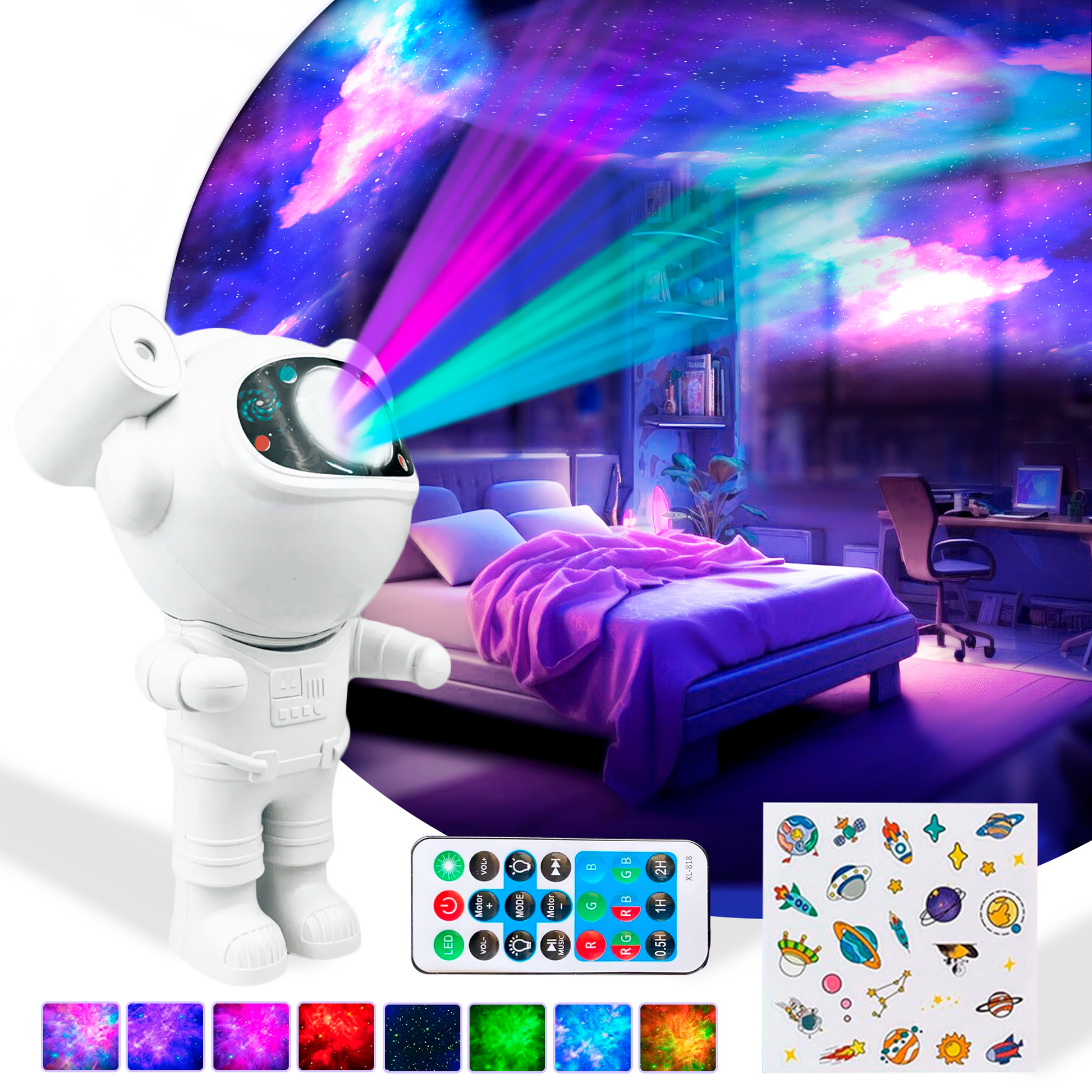 ASTRONAUT PROJECTOR-With Loudspeaker-Nora Luxe