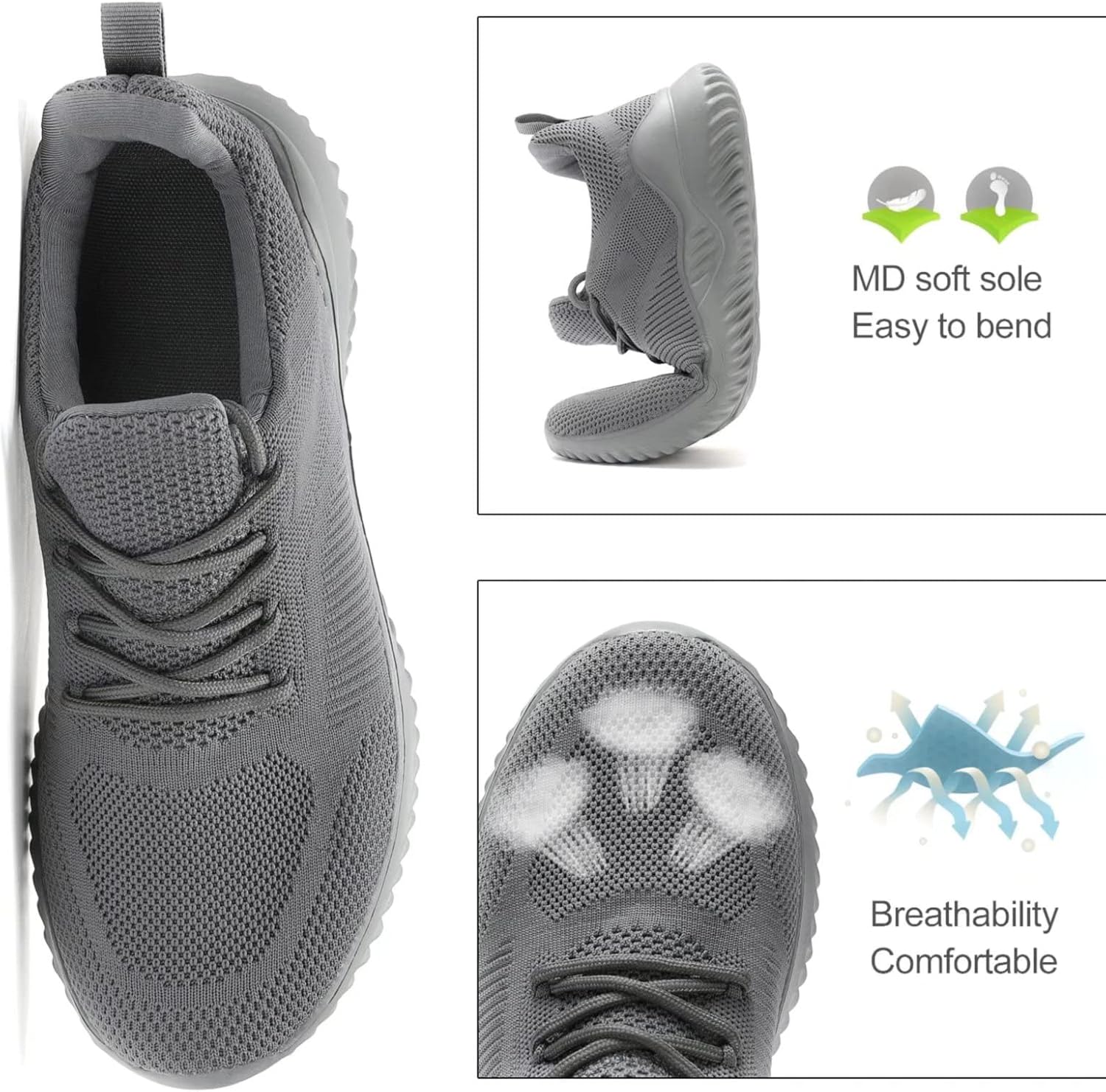 Athletic Running Shoes - Xplore-Green-6.50-Nora Luxe