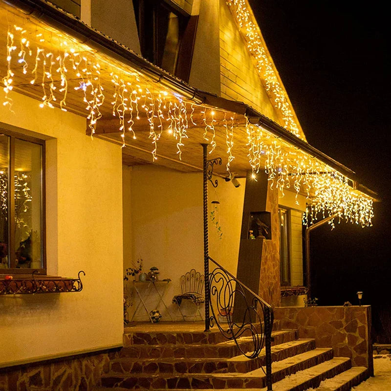 Cool White Frosty String Lights - Pexav