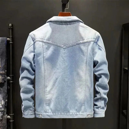 Vintage Style Blue Jeans Jacket