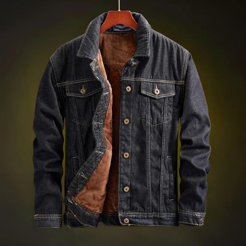 Vintage Style Blue Jeans Jacket