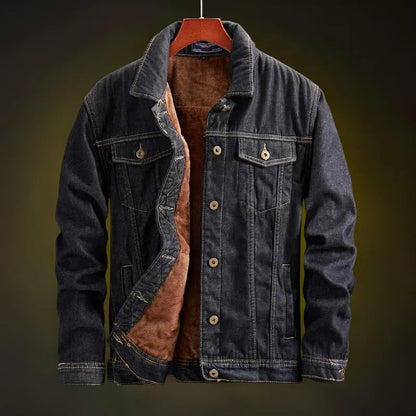 Vintage Style Blue Jeans Jacket