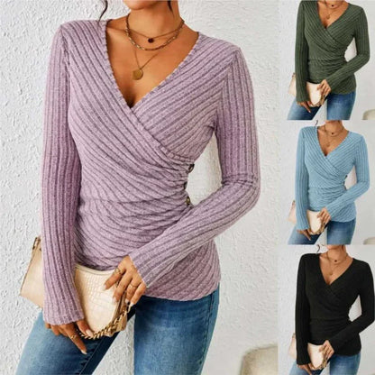 Slimming High Waist Long Sleeve Shirt