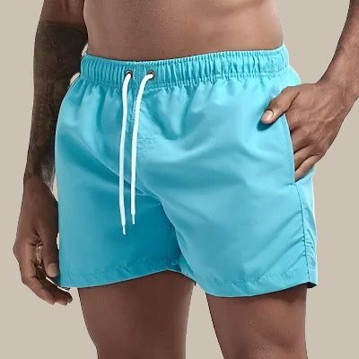 Image of Austin | Men's Drawstring Waist Swim Shorts