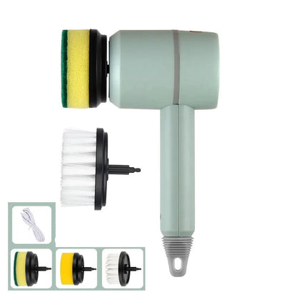 Easy Spin Dish Brush with Strong Bristles - Pexav