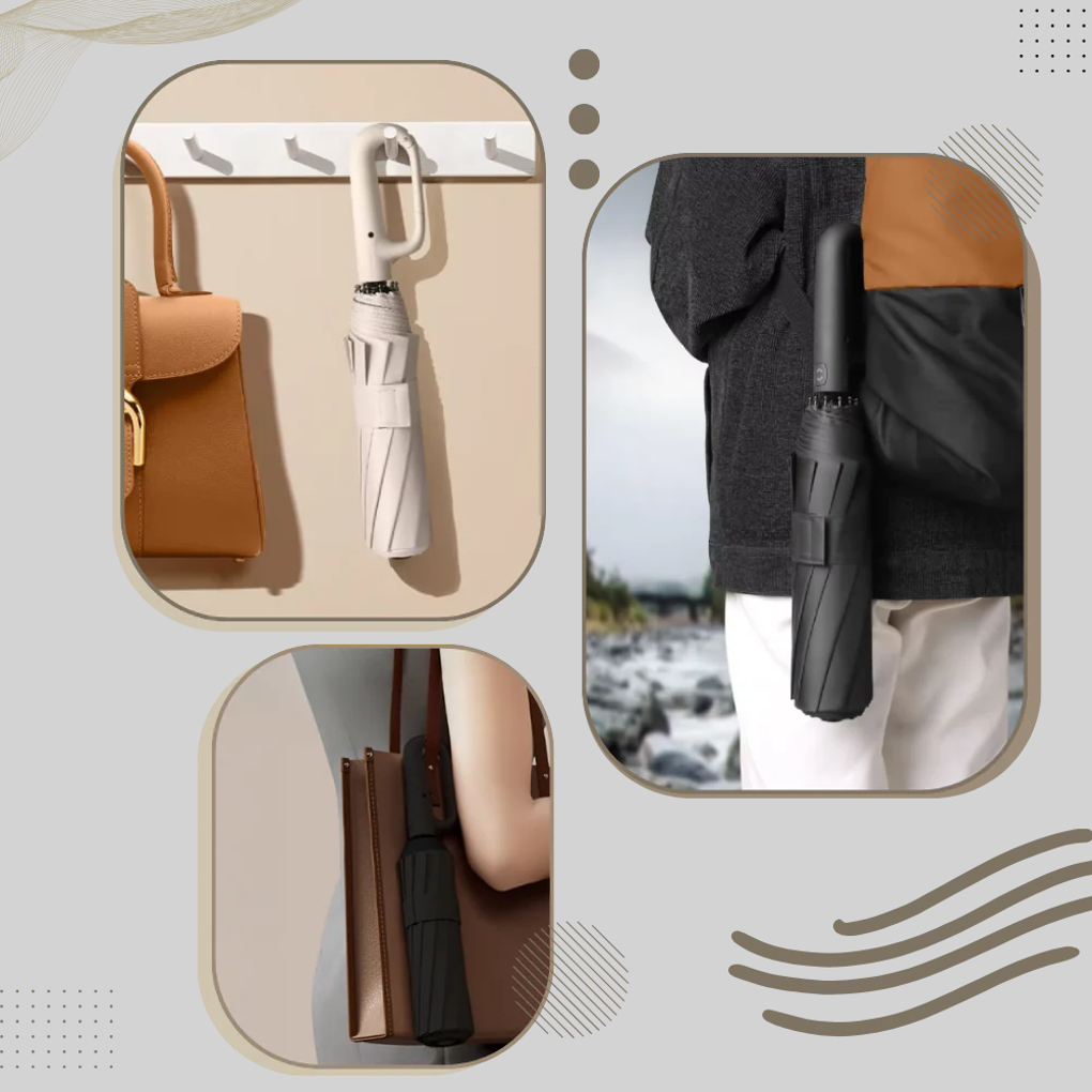 Windproof Compact Automatic Umbrella